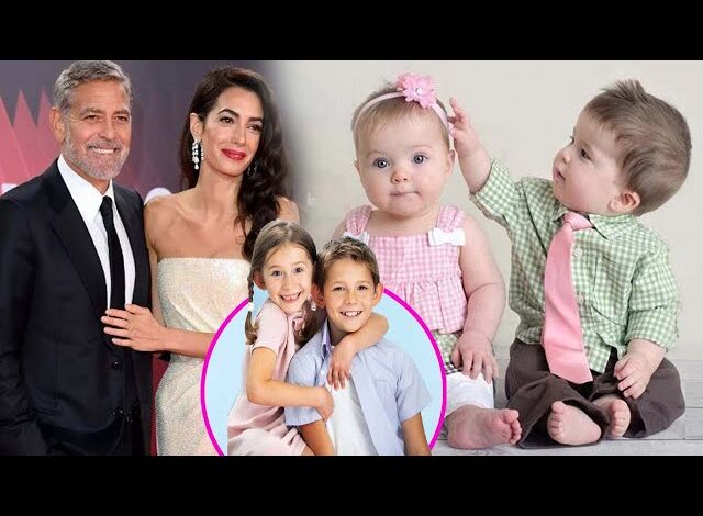 George Clooney Twins
