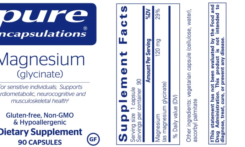 Pure Encapsulations Magnesium Glycinate